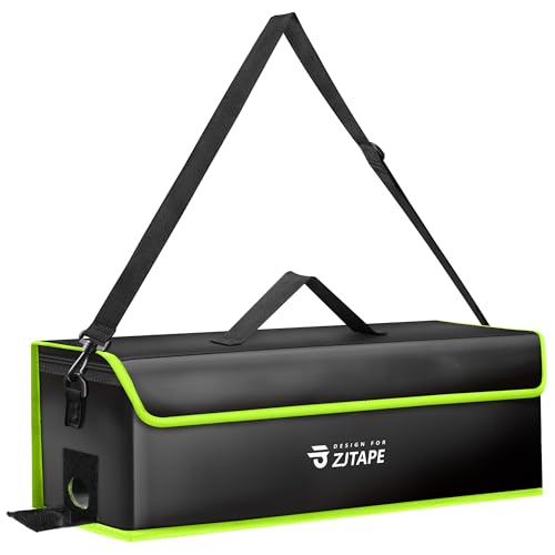 ZJTAPE Ebike Akku Tasche - Feuerfest, Wasserdicht, Explosionsgeschützte Lipo Safe Bag, Akku Bag Extra Groß (50CM), Akku Sicherheitsbox Für Lagerung, Transport, Aufladung