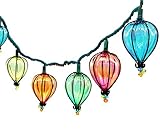 YIGUO 11FT String Lights with 10 Color Bulbs UL Listed Backyard Patio Lights Hanging Indoor/Outdoor for Tents Patio Garden Gazebo Market Cafe Party Decor
