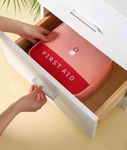 Bolsa Necessaire Estojo De Primeiros Socorros Eme gência Organizador Porta Medicamentos Para Viagem