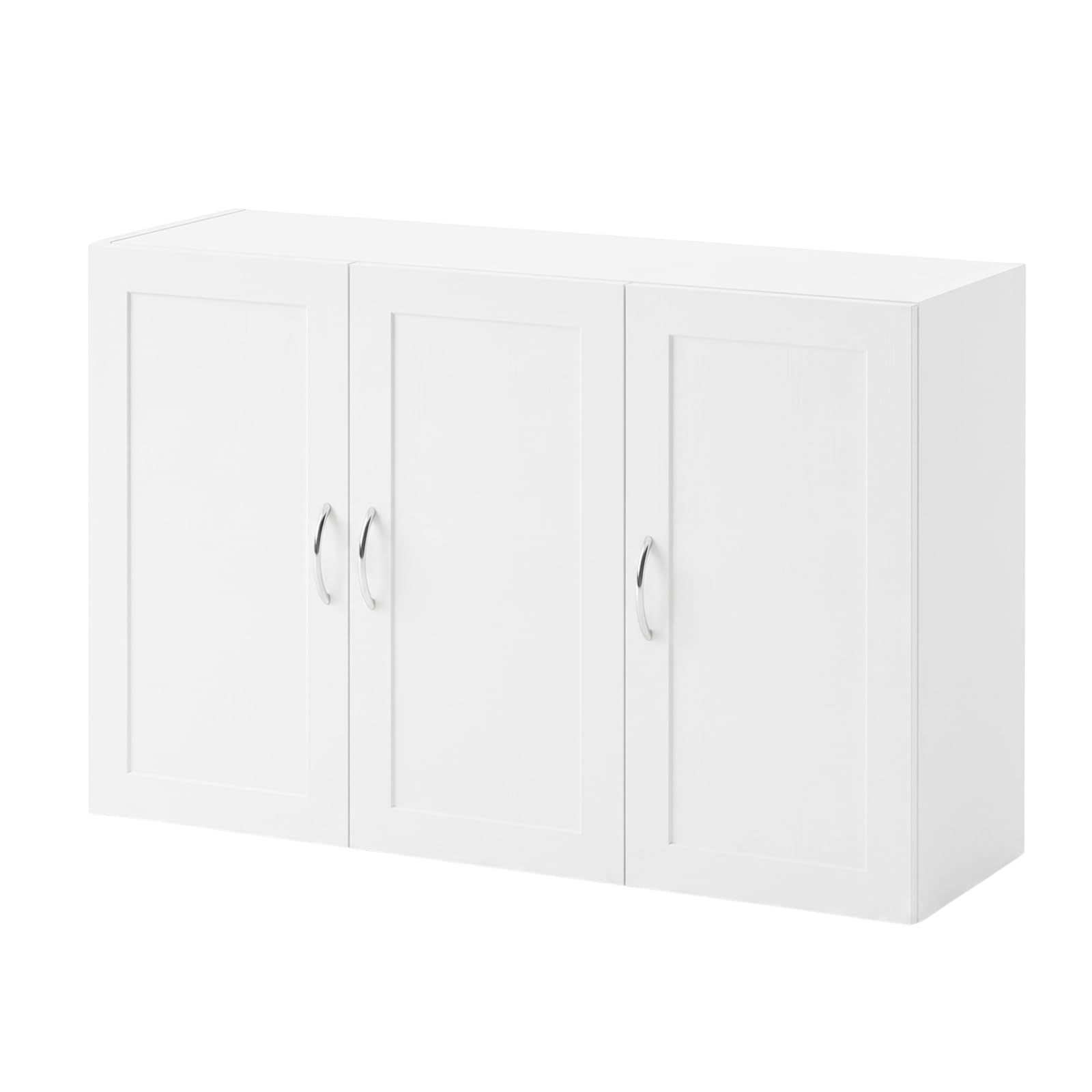 Mueble de baño suspendido 60x30x90 cm Blanco | Estantes ajustables, melamina resistente a la humedad, desmontable, antibalanceo, fácil montaje, baño, cocina, entrada