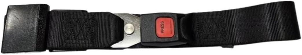 WOTS Wheelchair Securement System for Standard L-Track | Full Kit: Fixed Shoulder Belt, Lap Belt & 4 Auto-Retracting Tie-Downs | Easy Installation, Auto-Tightening, Lightweight | WC18/WC19 Compliant