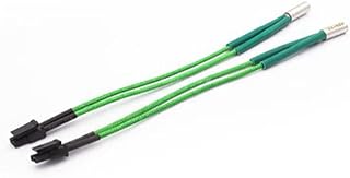 APAAZO 3D Printer Cartridge Heater Green High Power 24V 50/65W Φ6mm×15mm Heating Tube Rod Compatible With Voron 0.1/1.8/2.4 Series 3D Printer Parts (Color : 24V 50W, Size : 3pcs)