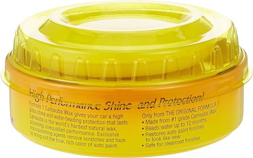 Image of Formula 1 High Performance Carnauba Car Wax /Polish for Car Polish - 230 gm