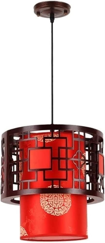 CSXSXAUO Modern Chandelier Chinese Style Lantern Pendant Light Oriental Retro Ceiling Lamp Indoor Classical Suspended Lamps Traditional Hanging Lighting Fixture Restaurant Hotel Decor Chand