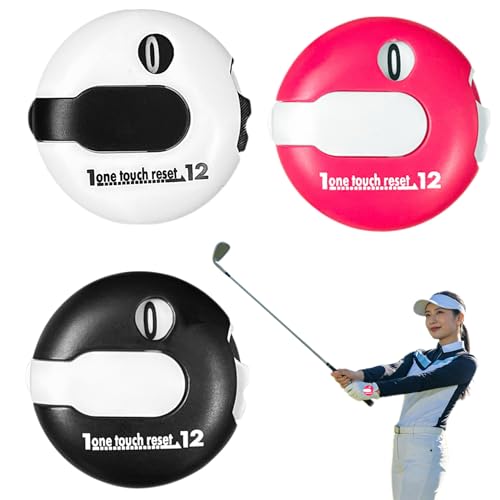 Chairleiro Golf Stroke Counter 1.2 Inch with Touch Reset