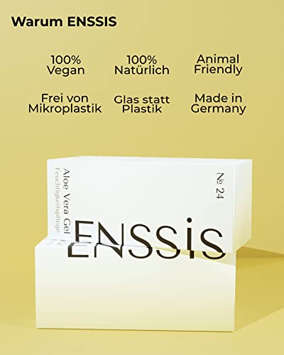 ENSSIS BIO Aloe Vera Gel 250 ml vegan I 100% Natürlich & Rein I intensive Feuchtigkeitspflege für Gesicht, Körper… - Image 3