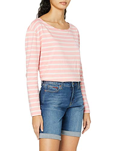 Tommy Hilfiger Rise Denim Bermuda Ady Short, Azul (Audrey Mid Bl Str 1a5), Talla Única (Talla del Fabricante: Ni28) para Mujer