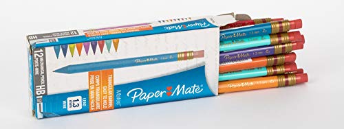 Paper Mate 1892784 Mates Mechanical Pencil HB 1.3 mm – Assorted Colours Box of 12