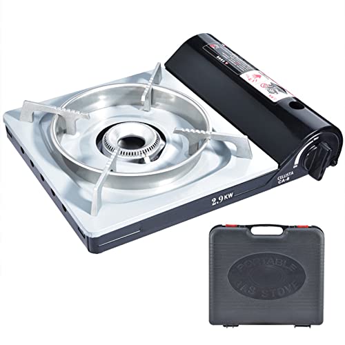 Réchaud à butane portable réchaud de camping à gaz léger 2900W