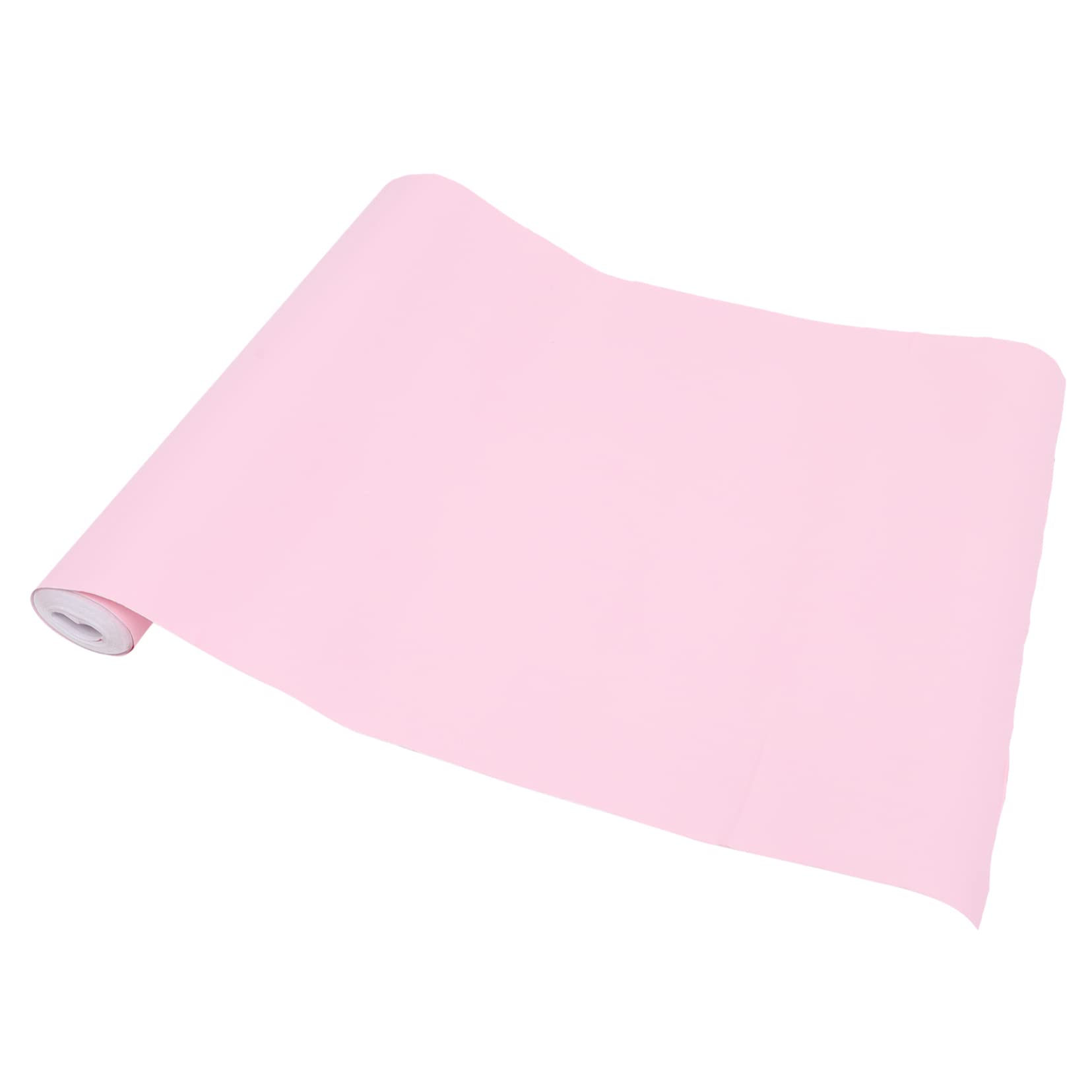 Papier Peint Autocollant Rose 1 Rouleau Imperméable pour Décoration Chambre Salon
