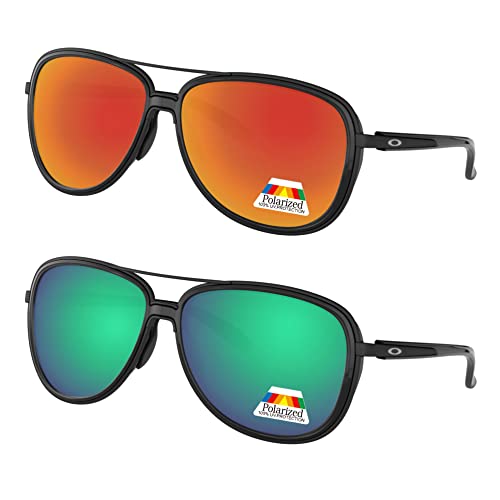 Image of Bwake Replacement Lenses for Oakley Split Time Sunglasses OO4129 POLARIZED