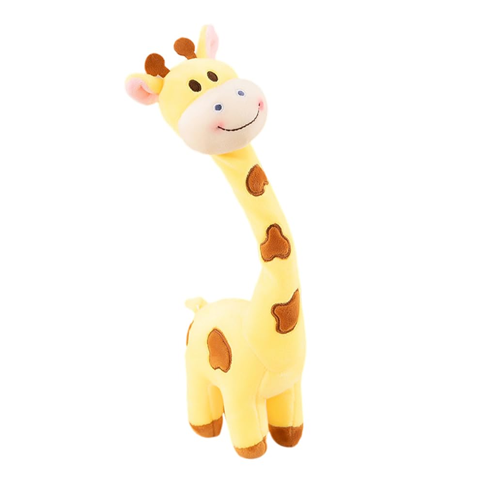 JAWSEU Giraffe Plush Toy,Cute Realistic Giraffe Stuffed Animals Soft Giraffe Plush Giant Giraffe Toys Animal Doll Plush Pillow Gifts for Kids Adults 50cm