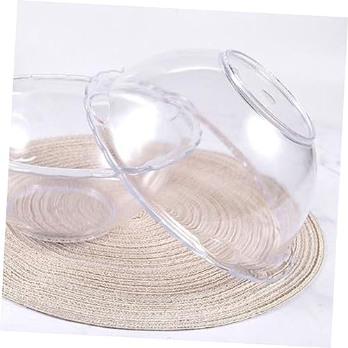 Didiseaon 2 Peças Lavatório De Renda Redondo Lavatório De Lavar Louça Transparente Tigela De Banheir