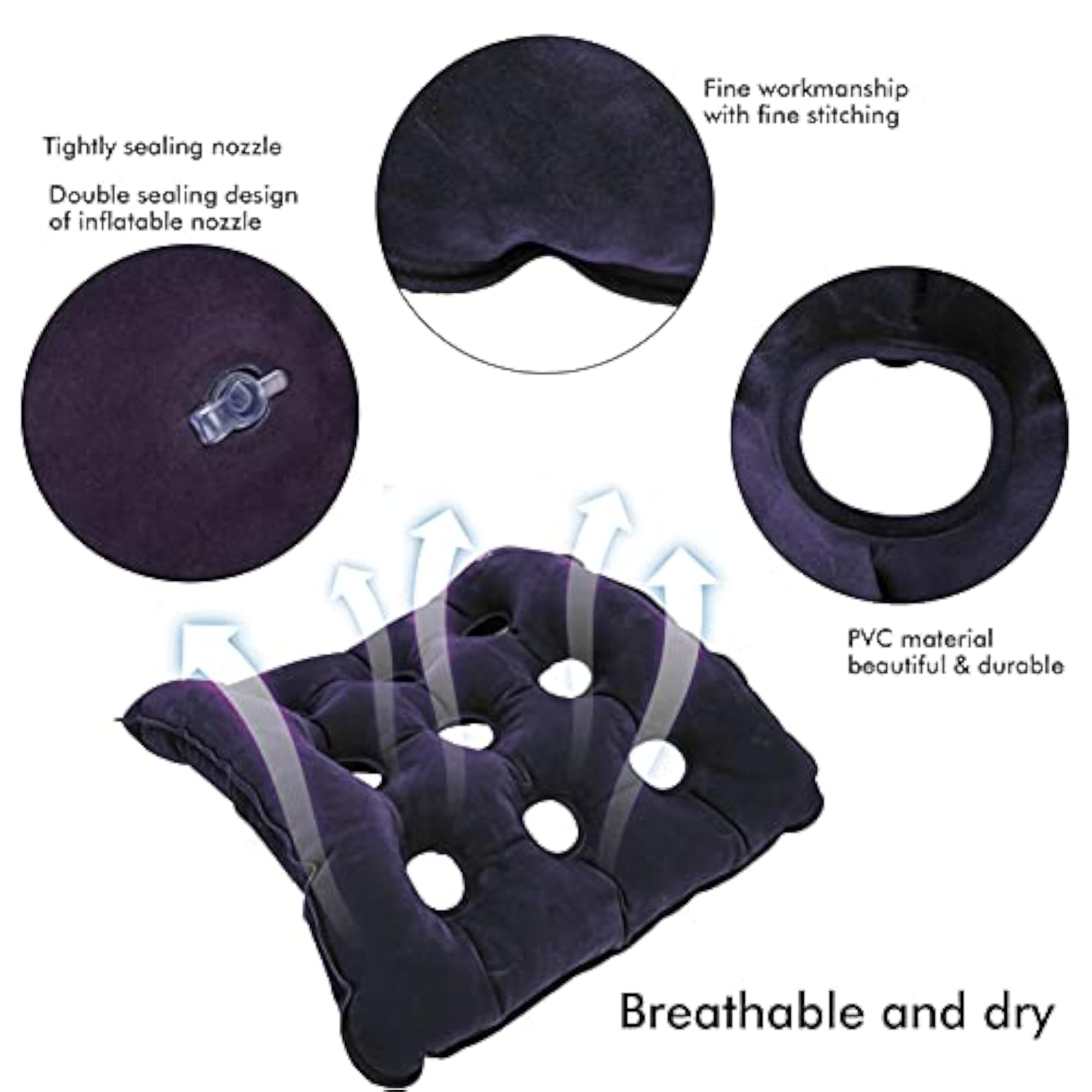 Inflatable Anti-Bedsore Cushion