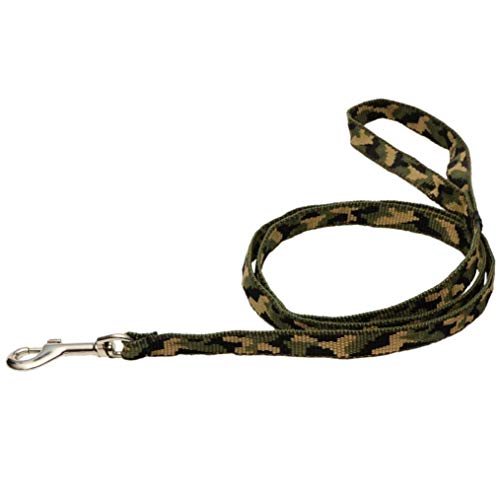 ZOOLESZCZ Laisse en nylon pour chiot Vert camouflage et orange