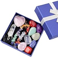 Juego de Piedras y Cristales Curativos, Piedras de Chakra,