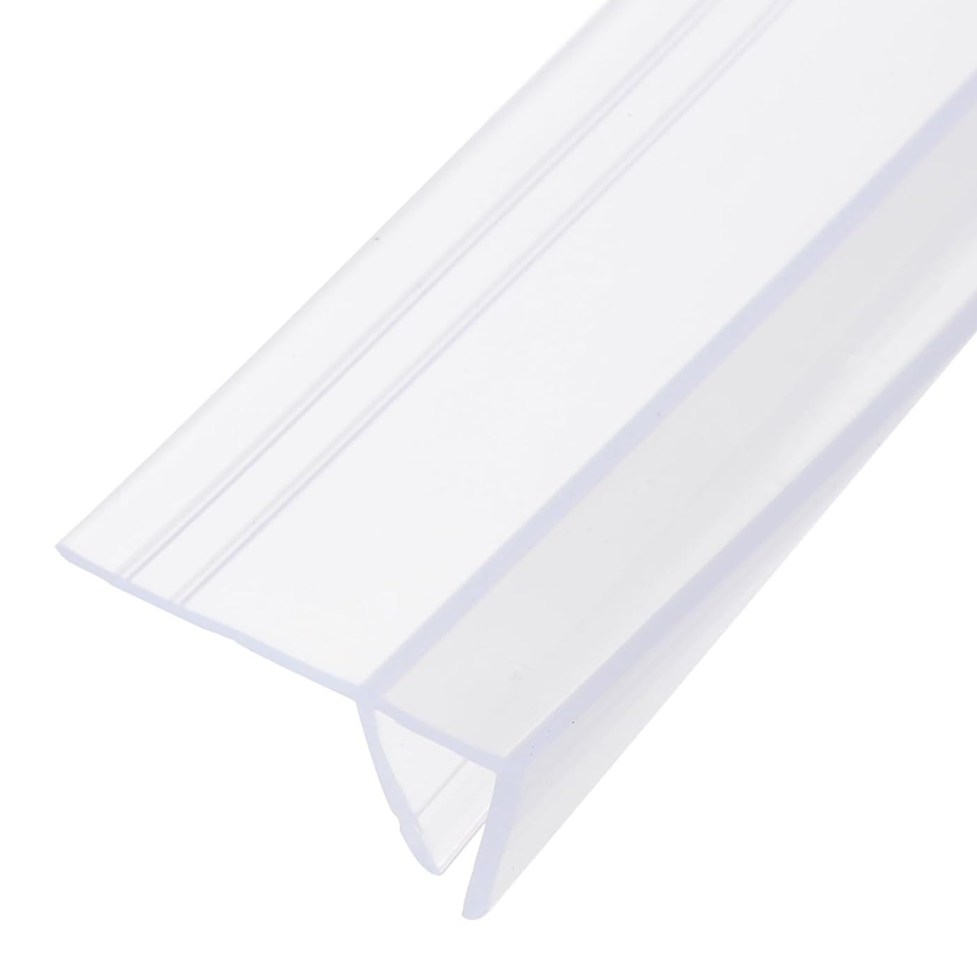 Goma Mampara Ducha,Junta Mampara Ducha, Adecuado para Vierteaguas Mampara Baño Puerta de 6mm,8mm,10mm,12mm de Espesor,Perfil de Mampara para Cristal Recto y Curvado,Fácil Instalar (F,12mm,200cm)