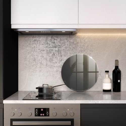 Plaque de protection induction 40cm Wallfluent grise pour plaque de cuisson - 4
