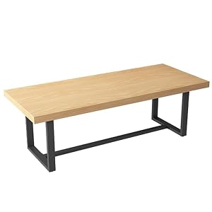 Modern Solid Wood Office Desk 5Cm Thick Pine Computer Table Adjustable Length 100 300Cm Ideal Conference Home Office