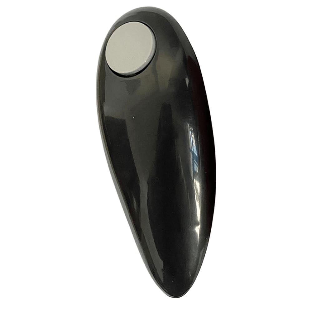 Apriscatole Elettrico con Bordo Liscio, for Bottiglie, a Batteria, in Latta, Un Solo Tocco, for Mani deboli, for Tutti i Tipi di barattoli(Black)