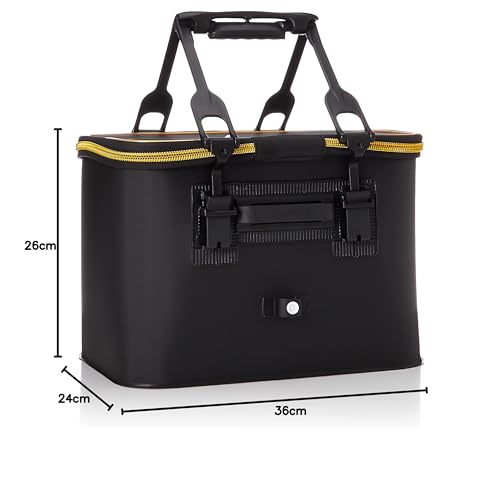 シマノ(SHIMANO) 水汲み バッカン EX (ハードタイプ) ブラック 36cm BK-114R 6枚目