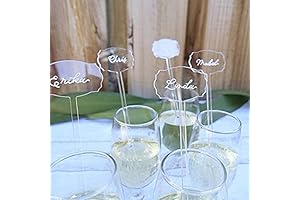 Personalized Acrylic Wedding Drink Stirrers