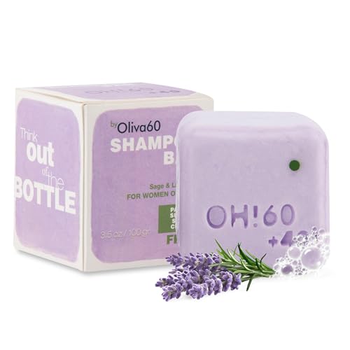 Oliva 60 Sage Lavender Shampoo Bar