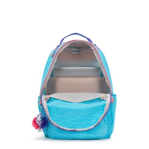 Image of Kipling Women's Seoul Fc 15 inch Laptop Backpack, Durable, Roomy with Padded Shoulder Straps, Built-In Protective Sleeve