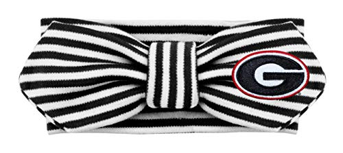 Georgia Bulldogs Striped Hair Knot