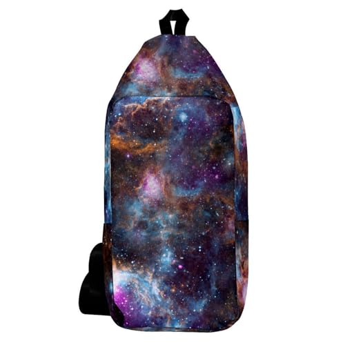 Sac à dos bandoulière galaxie idéal pour voyages et festivals