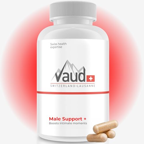 VAUD L-arginine hautement dosée 1000 mg pour la libido, l'érection et la performance | 100 capsules | Fabriqué en Suisse | Booster naturel pour la puissance et la vitalité sexuelle