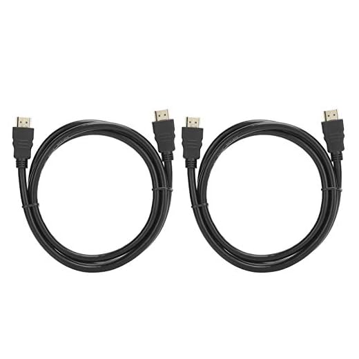 2stk HDMI AM till AM-kabel 1.4 Enkel version Kopparledarjärnskal 1080P-omvandlare för HD-TV, hemmabio(5 meter / 16,4 fot)