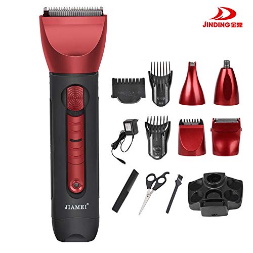 Haarschneider Für Männer,5 in 1 Profi Haarschneider Herren Wiederaufladbar Schnurloser Rimmer für Männer, Removable Cutter Head Fine Adjustment