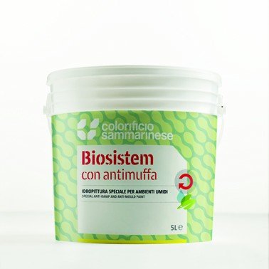 Biosistem Opaco Idropittura murale superlavabile Bianco per interni - Bianco, 14 l