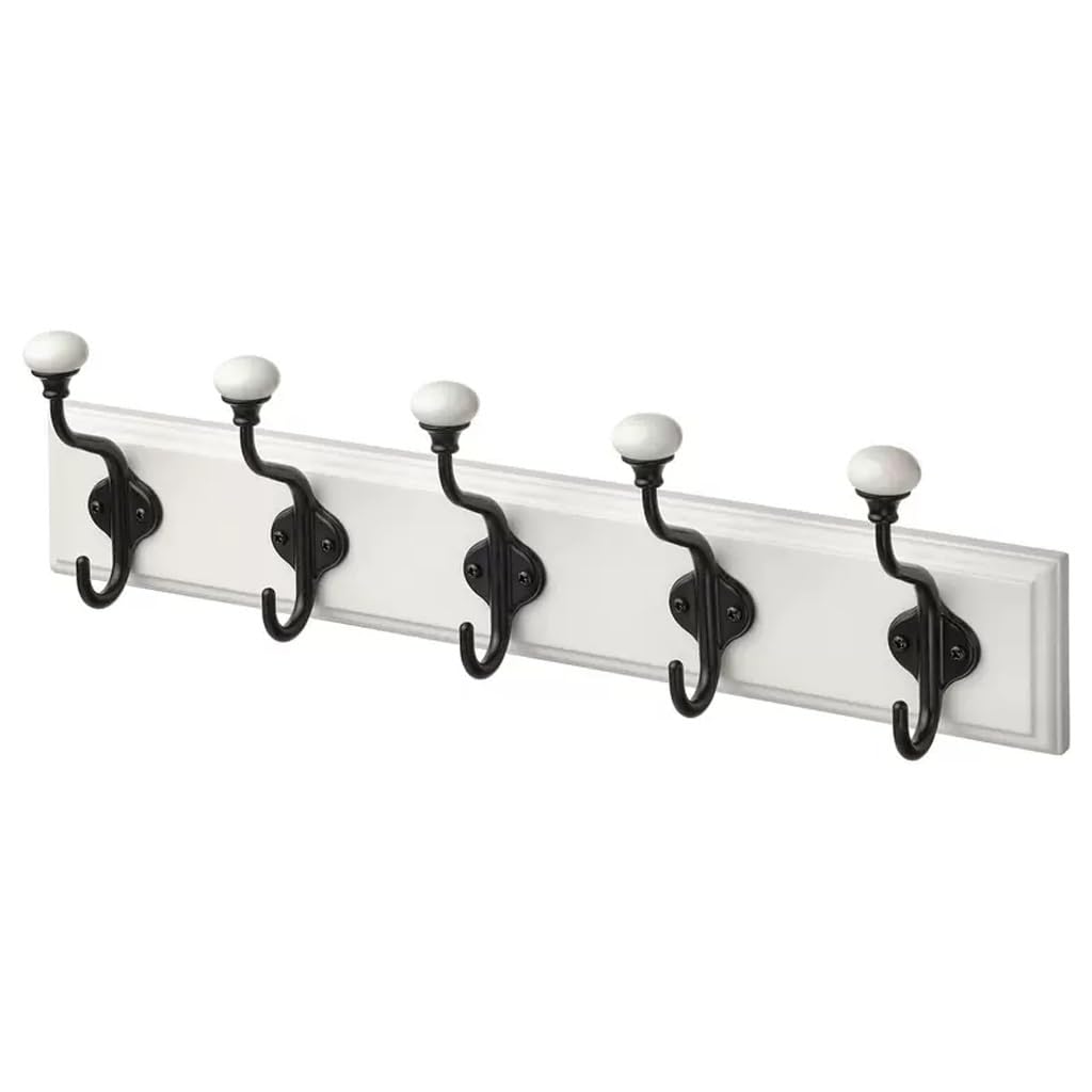 AHGFTYRDT Coat Rack Freestanding Modern Home Coat Rack Entry Porch Row Hook 5 Hook Hanging Rod Wall Hanging Clothes Hook Living Room Storage Rack Hall Tree