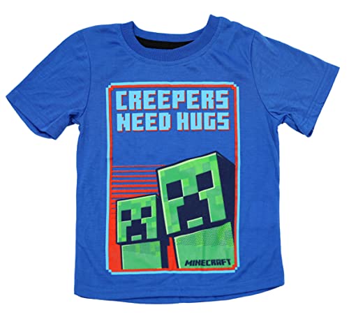 Minecraft Little Boy's Short Sleeve Graphic Tees