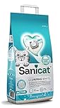 Sanicat - White Ultra-Clumping Cat Litter - Marseille Soap Scented | Made from natural minerals with guaranteed odor control | Absorbs moisture and forms clumps for easy cleaning | 10 L capacity.