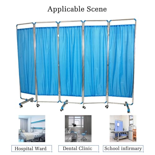 Cloison de séparation pliable et réglable blanche pour intérieur - 8