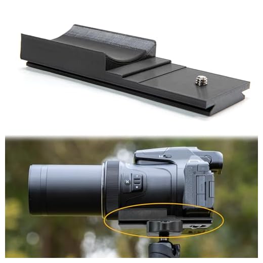 Quick Release Plate for Nikon P1000/1100, Increased Stability, for Nikon P1000 Accessories, Compatible Arca Swiss Quick Release Mount