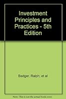 Investment Principles and Practices - 5th Edition B0016AJLKS Book Cover