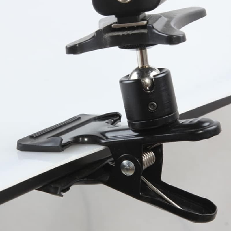 Miniatura 8 de Walway - Soporte de trípode para cámara con clip para reflector de flash con cabezal de bola de 360 grados para smartphone, cámara réflex digital,