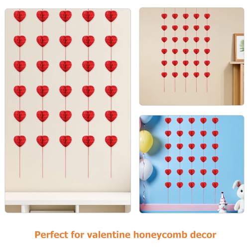 Guirnalda de corazones Toyvian estilo romántico y elegante para momentos mágicos 4