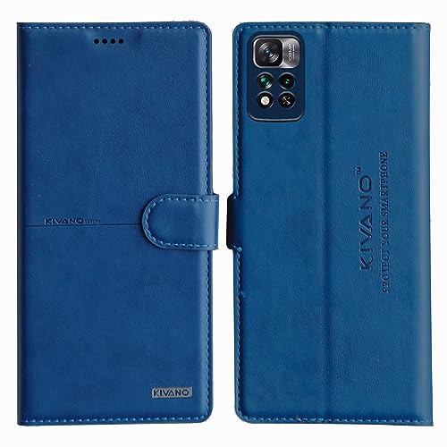 Image of Compatible with Xiaomi Redmi 11i 5G / Xiaomi Redmi 11i 5G Hypercharge Flip Cover | Leather Finish | Inside Pockets & Inbuilt Stand | Shockproof Wallet Style Magnetic Closure Back Cover Case
