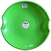 Flexible Flyer Flying Saucer Snow Sleds – 3 Pack of Durable 26” Round Plastic Saucer Sleds with Hand Grips – Orange, Lime Green & Blue – Winter Fun for Kids & Adults