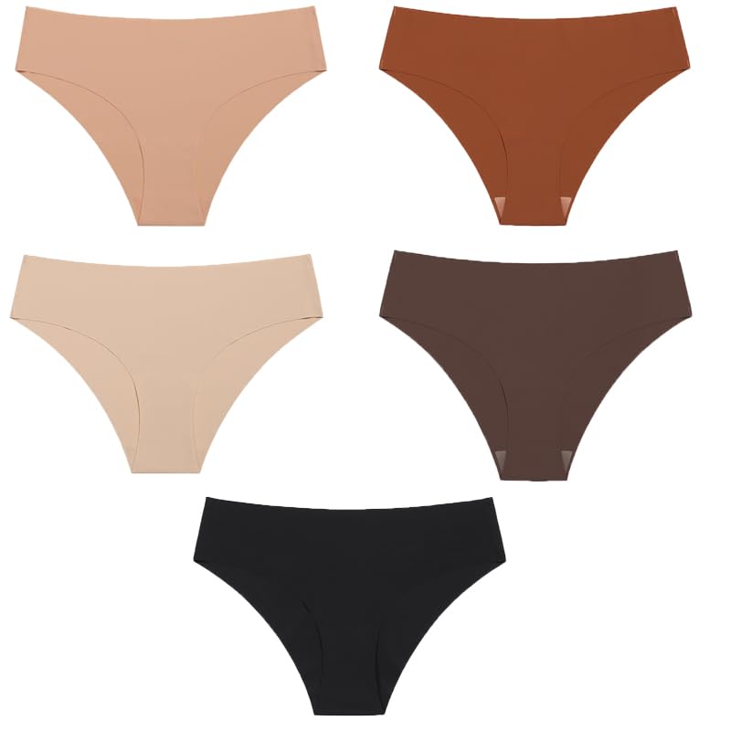Women Underwear || Women Underwear Brief || Pack of 5 (Briefs-Cross-Plain)-image-39