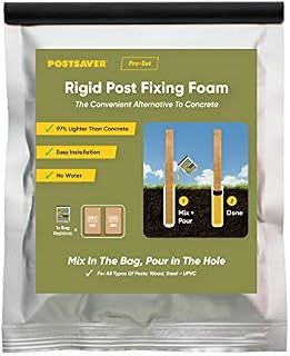 Fence Post Concrete Foam Resin Proset 1 Pack Equal to 40kg Postcrete Concrete