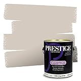PRESTIGE Paints Exterior Paint and Primer In One, 1-Gallon, Semi-Gloss, Comparable Match of Benjamin Moore* Mocha Cream*