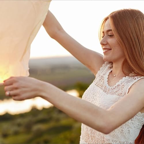 Generic 2 Pack Chinese Lantern Floating Sky Lanterns To Release In Memory And Convey Wishes thumb #4