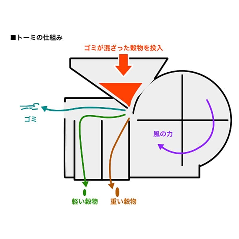 Amazon | 風力選別機 SKトーミ TS 031004 手動 唐箕 とうみ 穀物