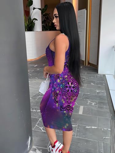 Image of Mrskoala Women Midi Tank Dresses Sexy Club Casual Dress Summer